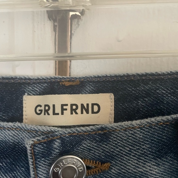 GRLFRND Dark Blue Jean Shorts - Picture 3 of 8